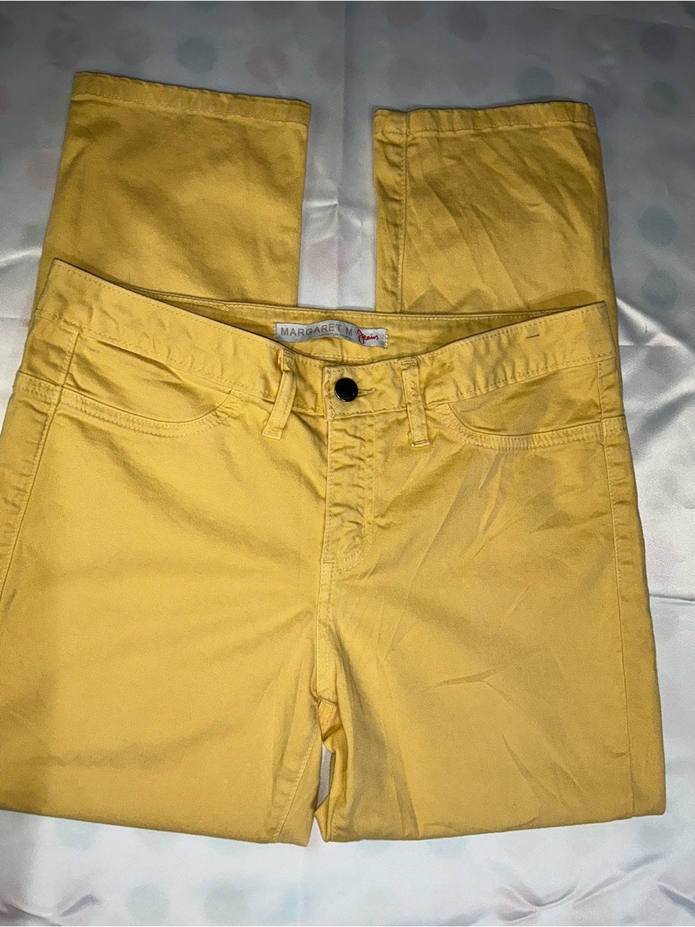Margaret M Sunny Yellow Capris Jeans | Size 6 / 28